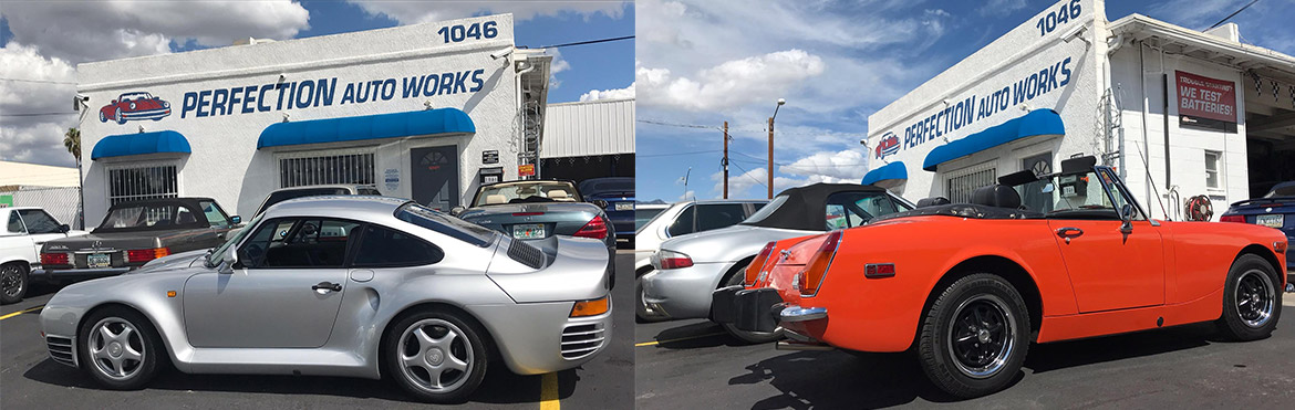 Tucson Porsche 959 repair and MG repair